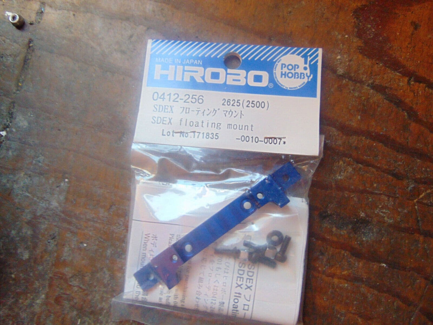 0412-256 HIROBO SCEADU SDEX BLUE ALLOY FLOATING MOUNT BNIB
