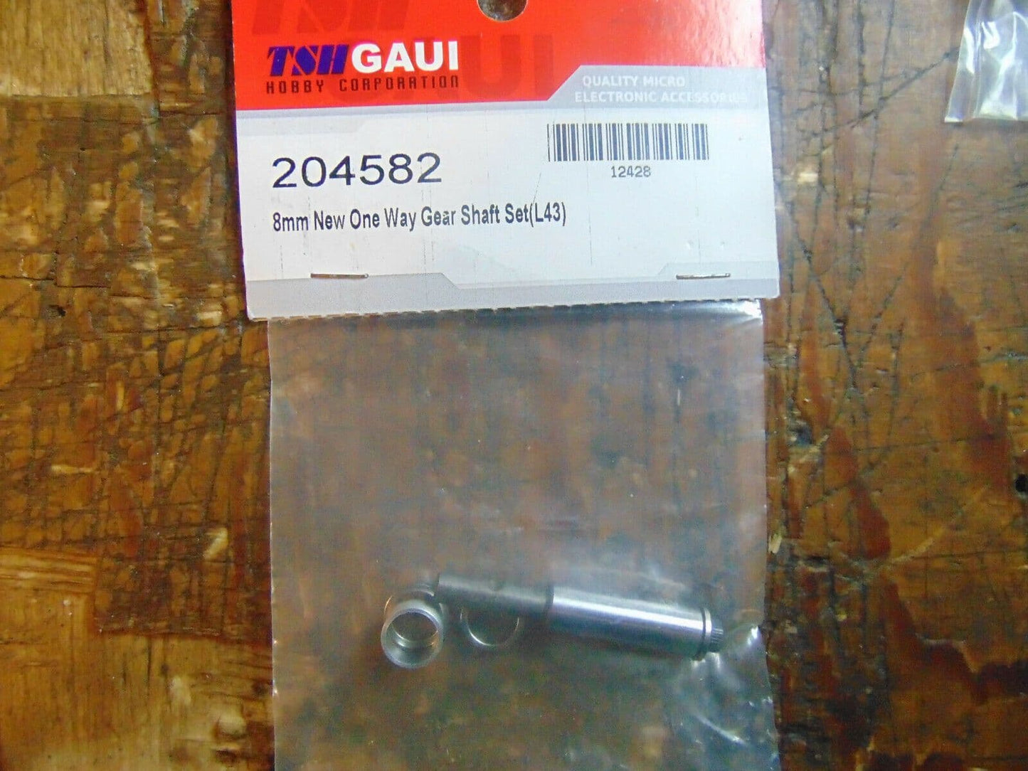 204582 GAUI HURRICAN 425 / 550 8mm ONE-WAY GEAR SHAFT SET (L43) BNIB