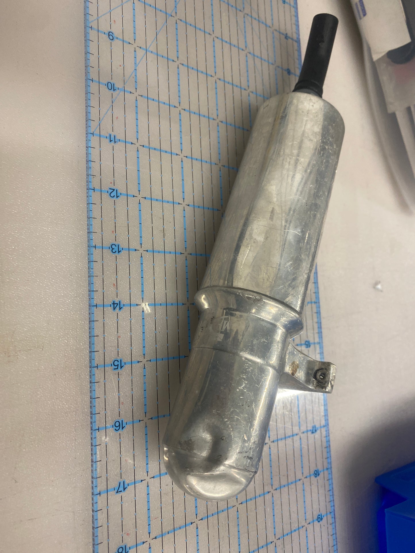 Curtis exhaust/muffler 50 size. Fair condition
