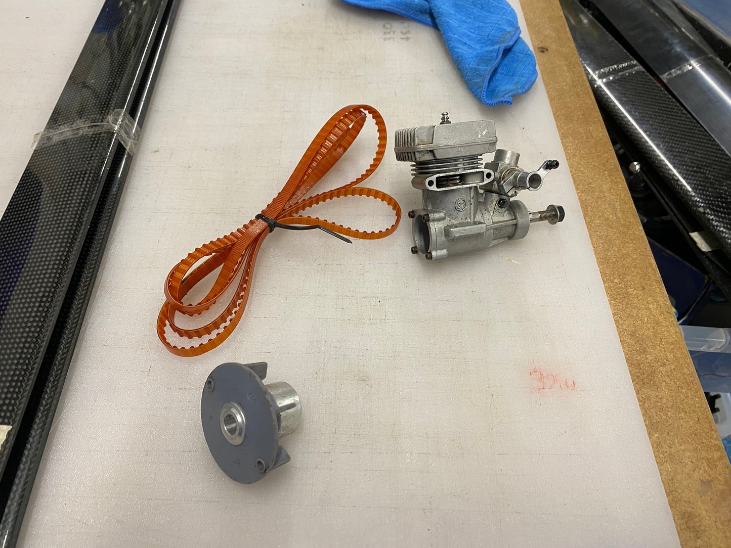Os32 Sxh engine. Raptor tail belt. Fan free.