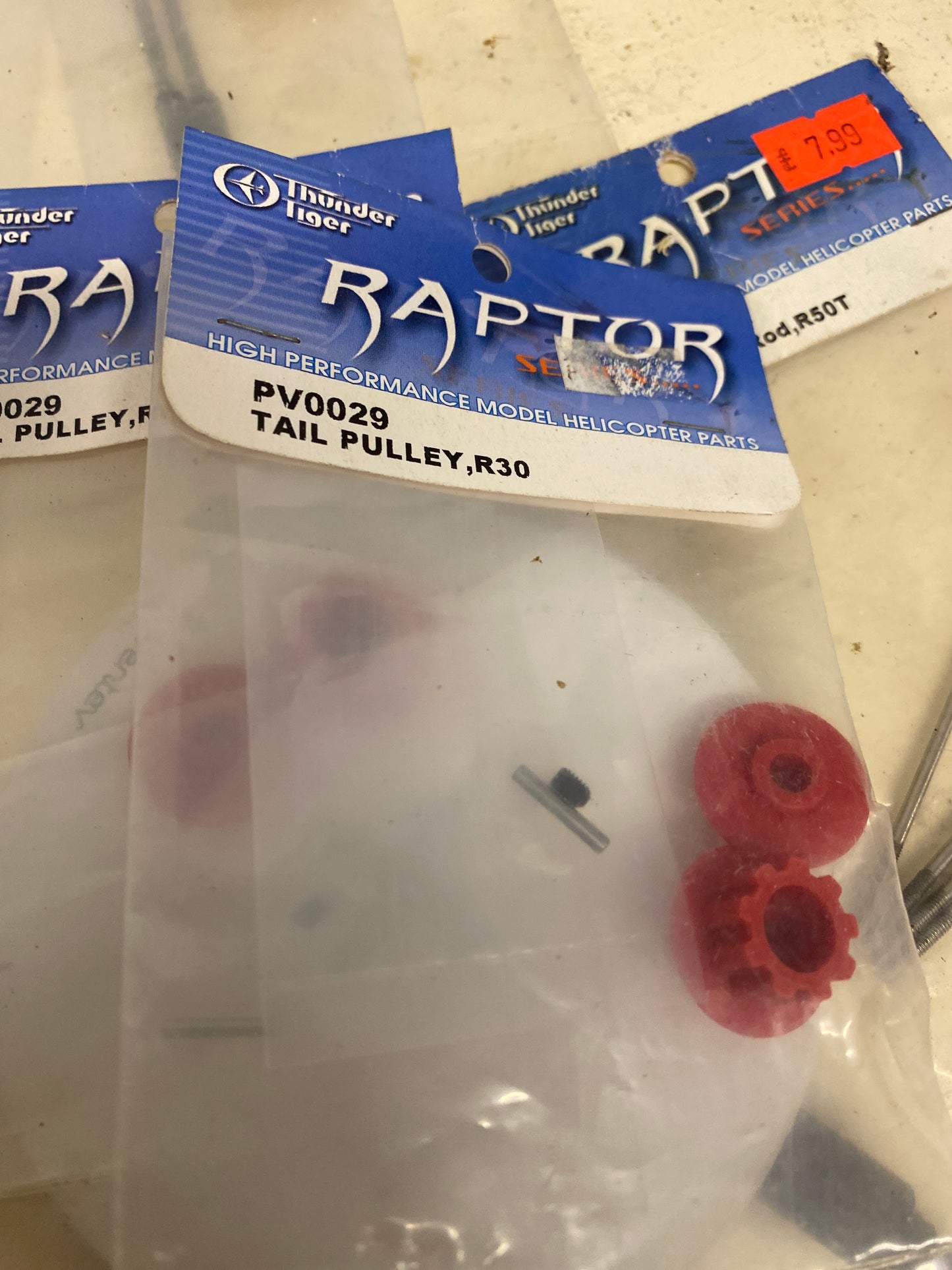 RAPTOR 30 / 50 TAIL ROTOR PULLEY PV0029 BNIB