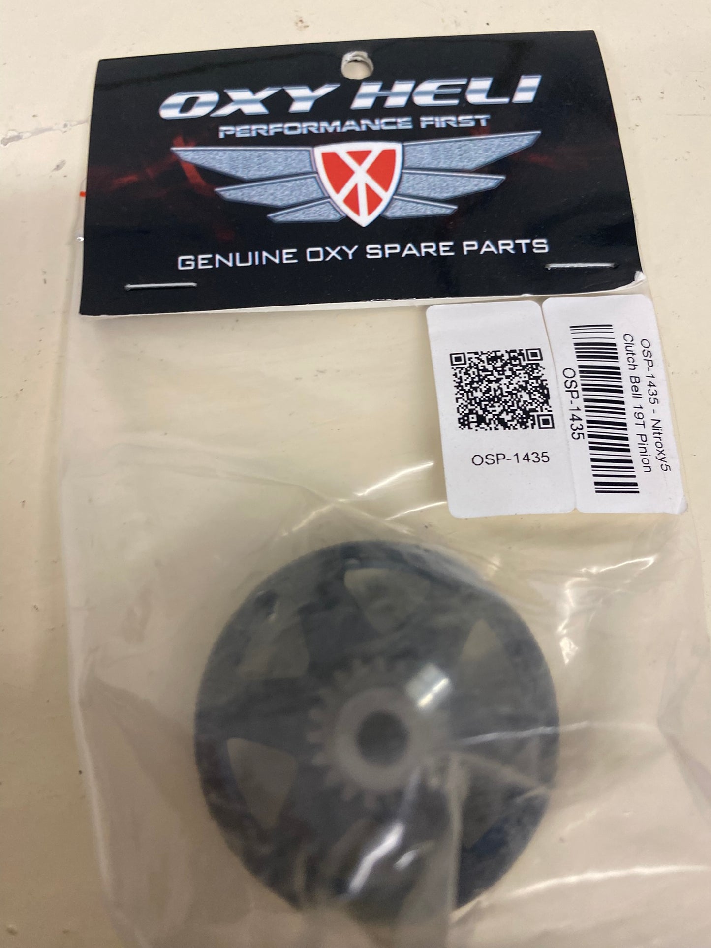 Lynx Heli | Oxy | OSP-1435 - Nitroxy5 Clutch Bell 19T Pinion