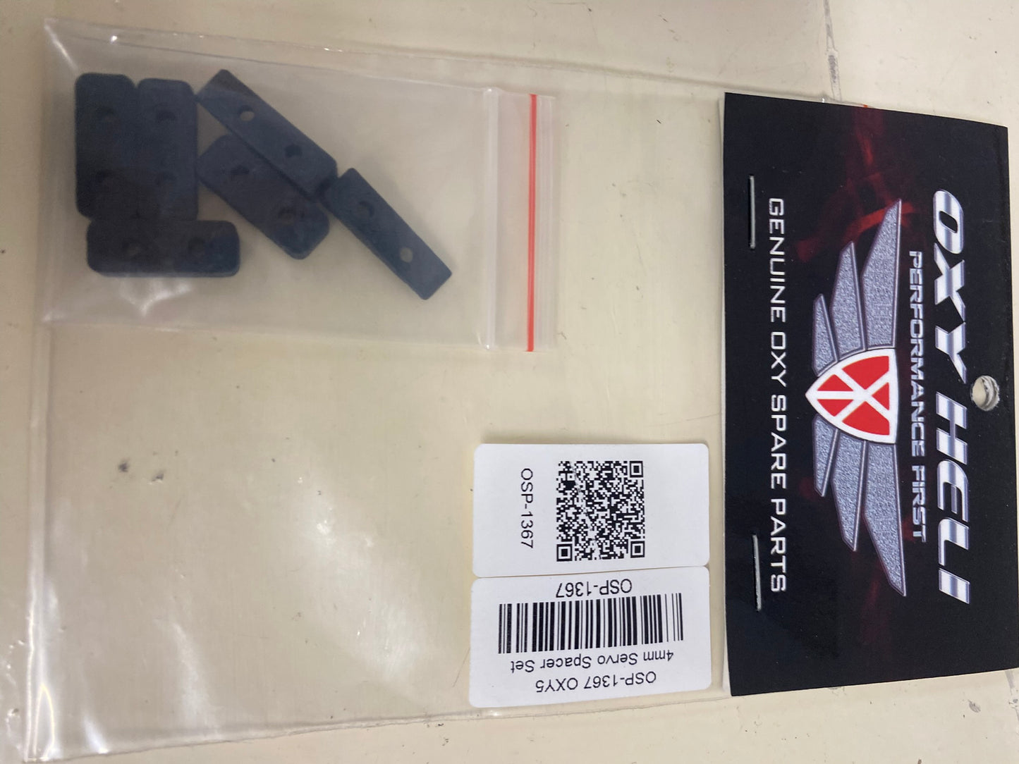 Lynx Heli | Oxy | OXY5 - 4mm Servo Spacer Set OSP-1367