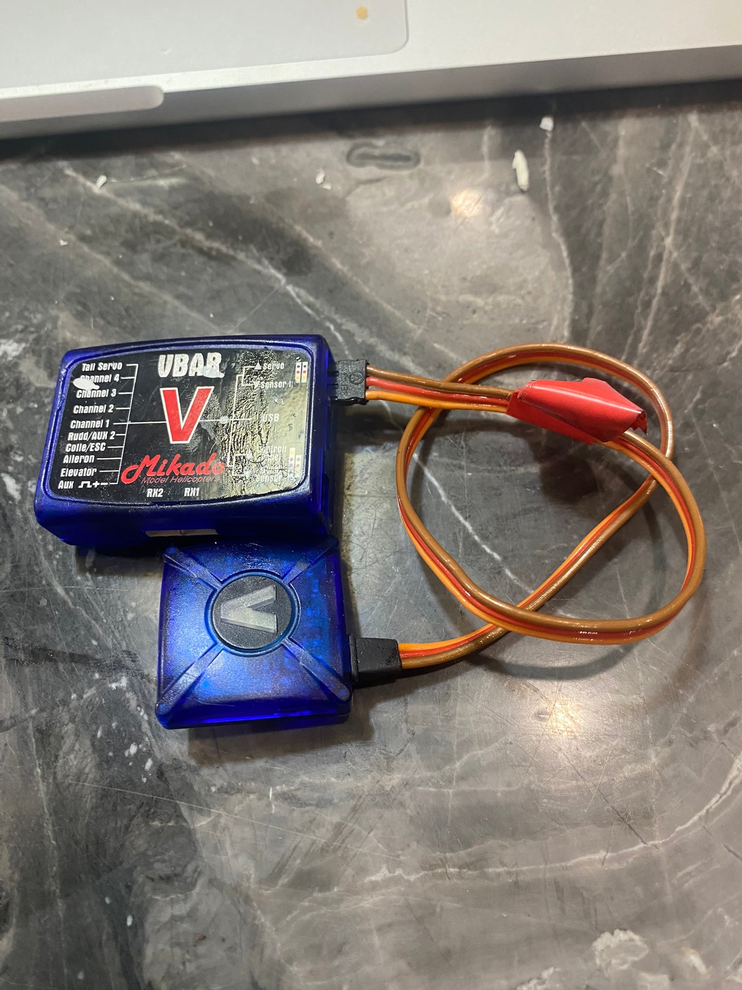 Mikado Vbar Blueline Flybarless Unit