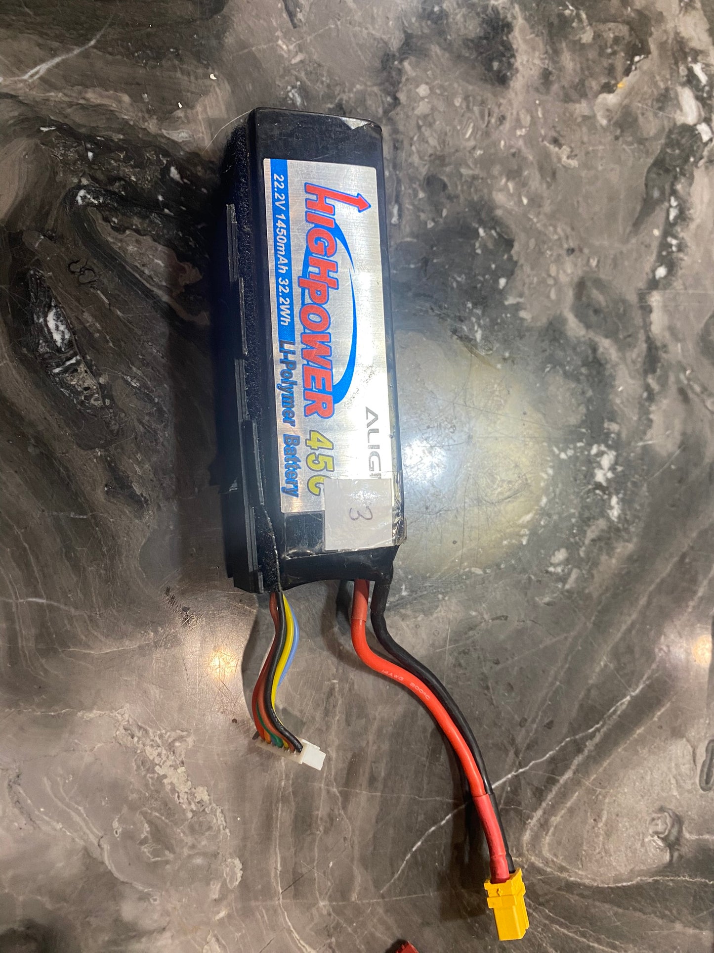 Align 6S 45C 22.2V 1450mAh Lipo Pack