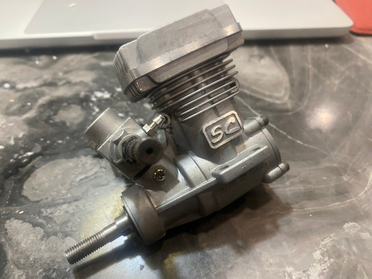 SC36 Nitro Helicopter Engine -good bearings & compression