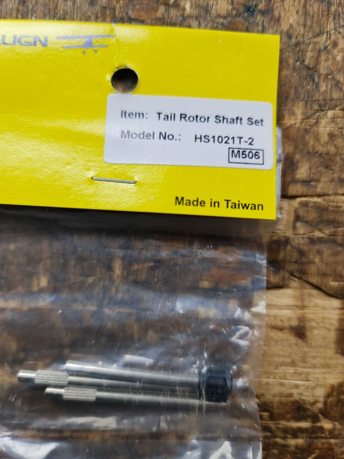 ALIGN 450 TAIL ROTOR SHAFT SET HS1021T-2 BNIB