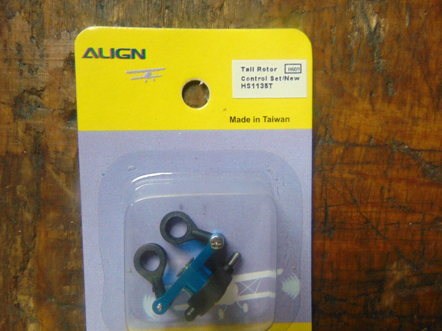 ALIGN TREX 450 BLUE ALLOY TAIL ROTOR CONTROL SET HS1135T BNIB