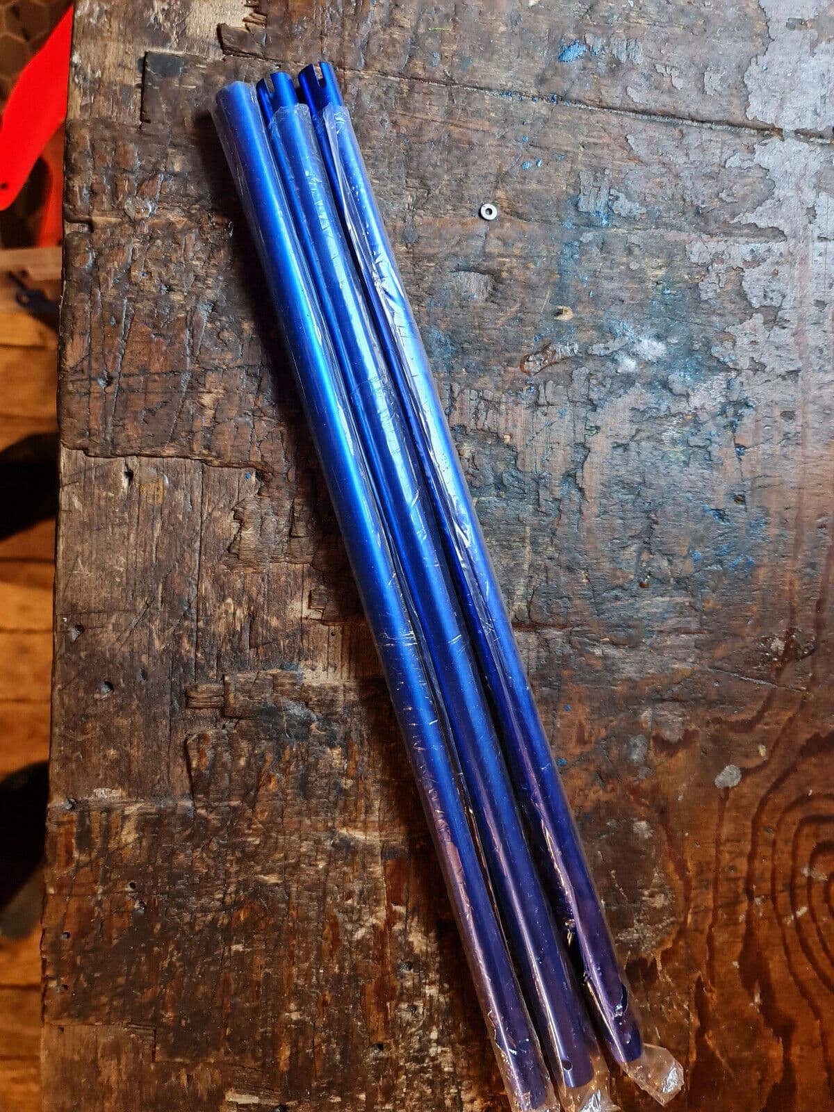 ALIGN TREX 450 BLUE TAIL BOOMS x3 BNIB