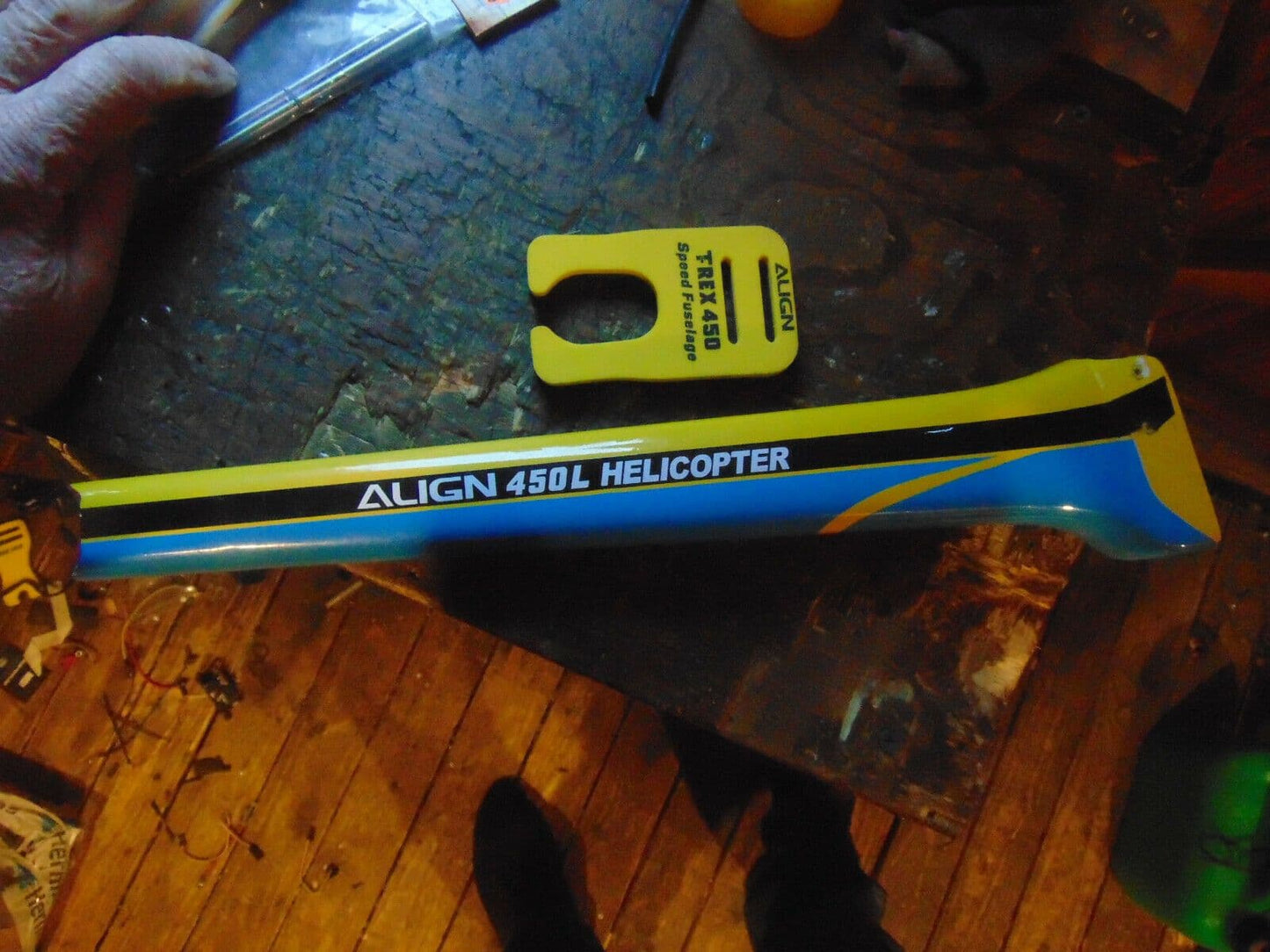 ALIGN TREX 450 L TAIL BOOM FOR SPEED FUSELAGE & BLADE CADDY