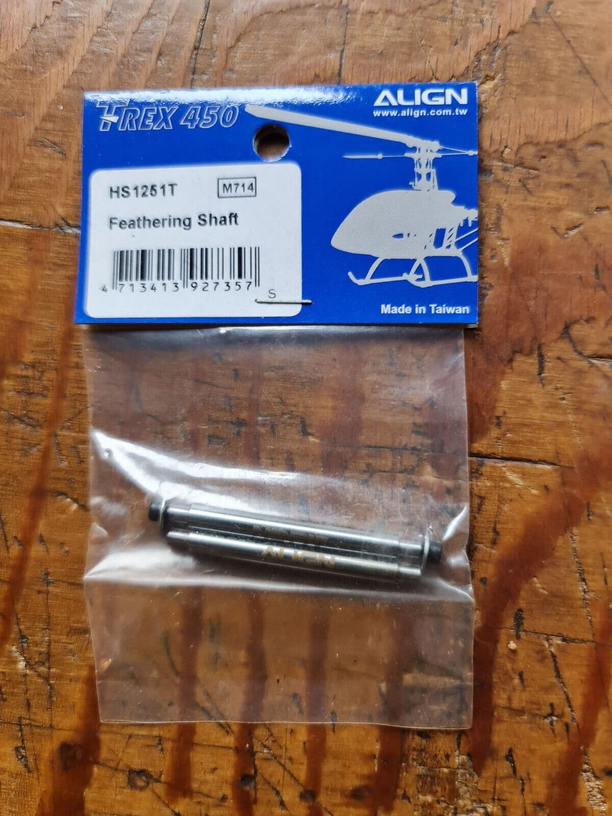 ALIGN TREX 450 PRO V2 FEATHERING SPINDLES HS1251T BNIB