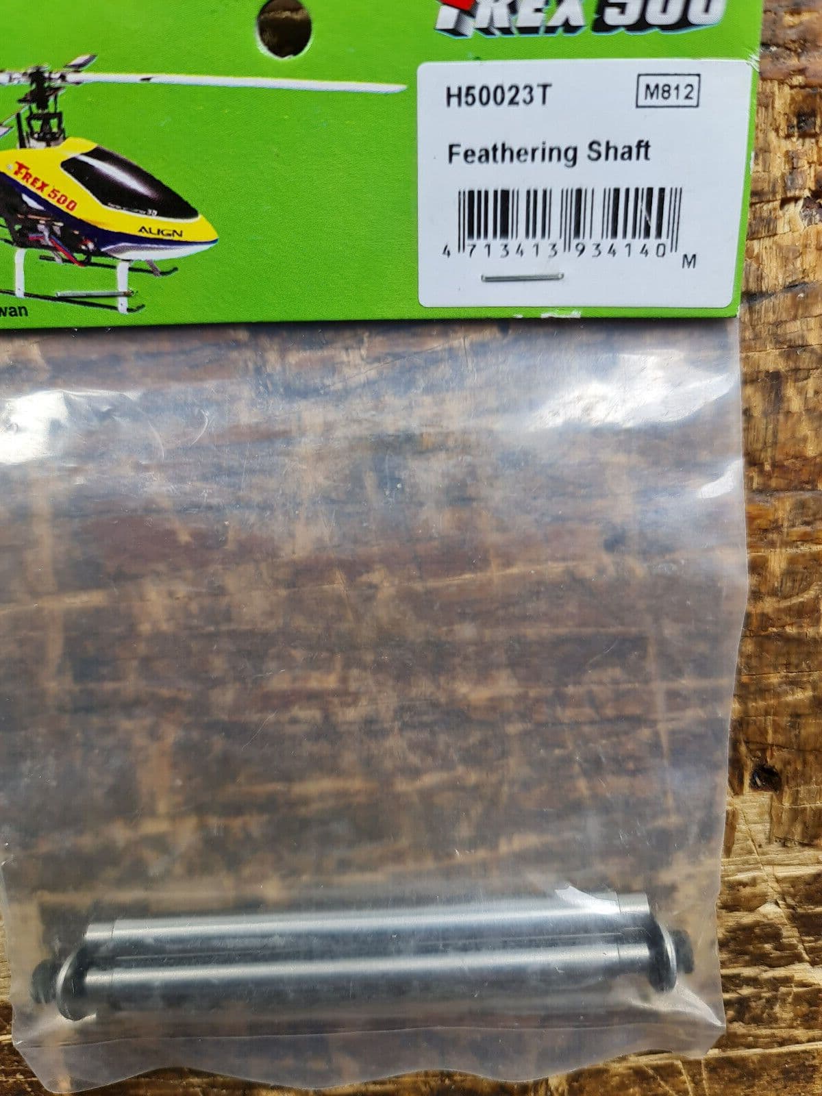 ALIGN TREX 500 FEATHERING SHAFT H50023T BNIB