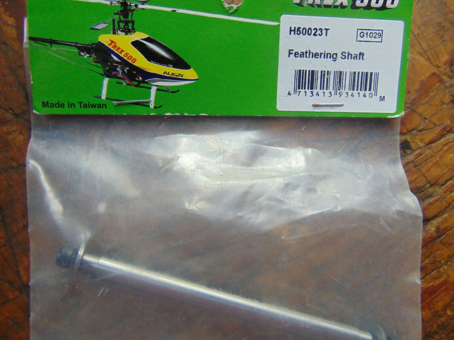 ALIGN TREX 500 FEATHERING SPINDLE H50023T BNIB