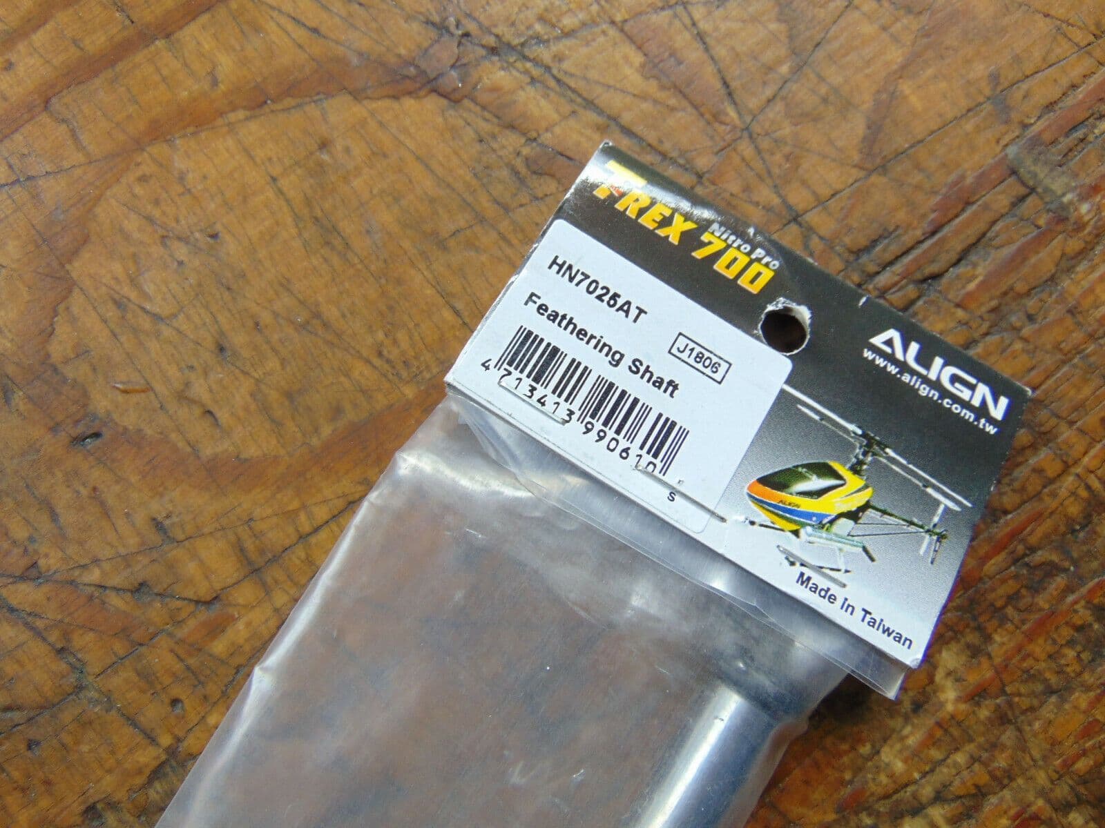 Clip Lama Align Per T-Rex 700-800 - Ricambio Originale H70H001XXT - Made In Taiwan
