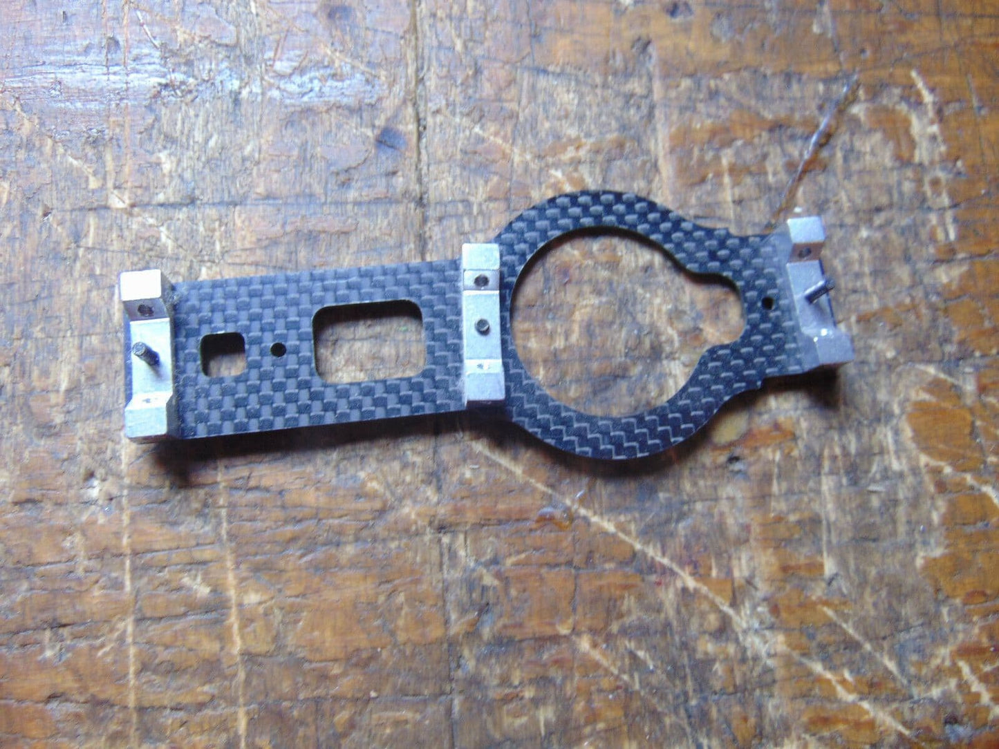 ASSAULT 450 CARBON FIBRE LOWER FRAME SECTION C/W MOUNTINGS