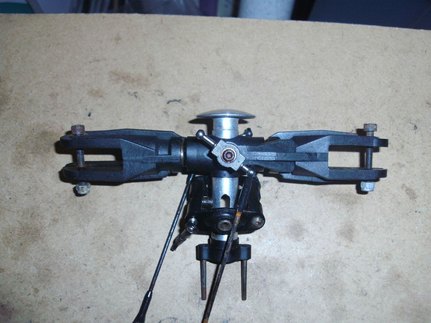 CENTURY RAVEN CCPM ROTORHEAD ASSEMBLY WITH FLYBAR SEESAW