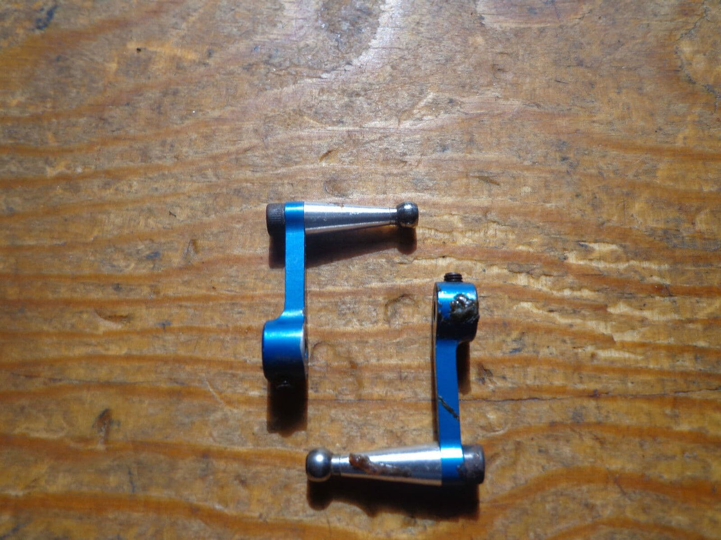 COMPASS KNIGHT 3D BLUE ALLOY FLYBAR CONTROL ARMS