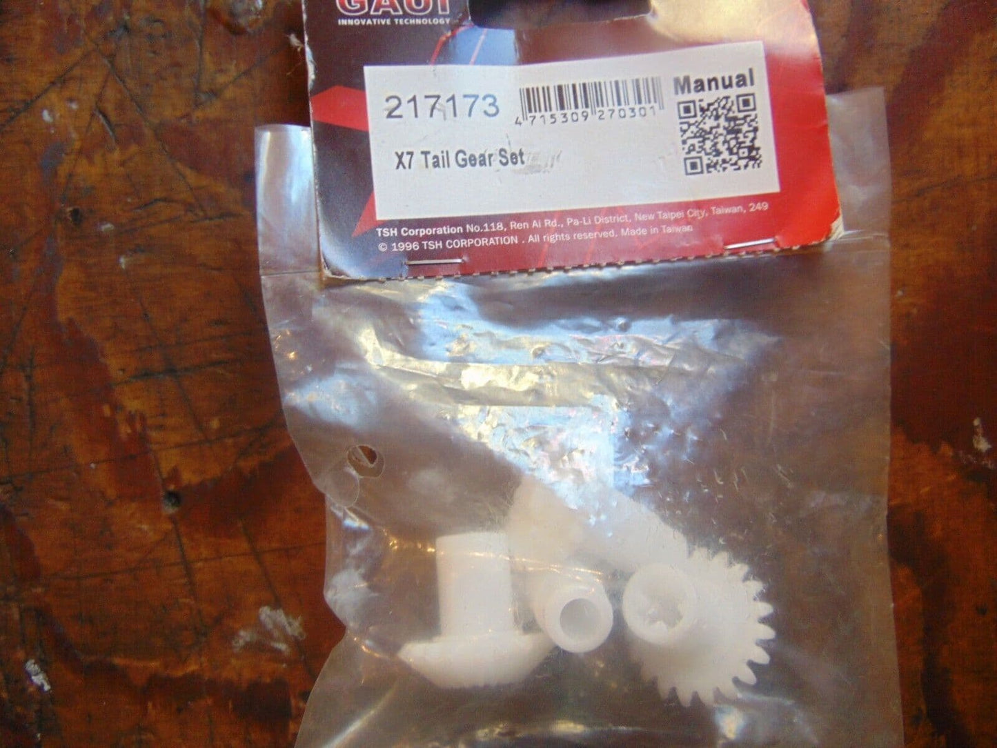 GAUI NX7 / X7 TAIL DRIVE GEAR KIT 217173 BNIB