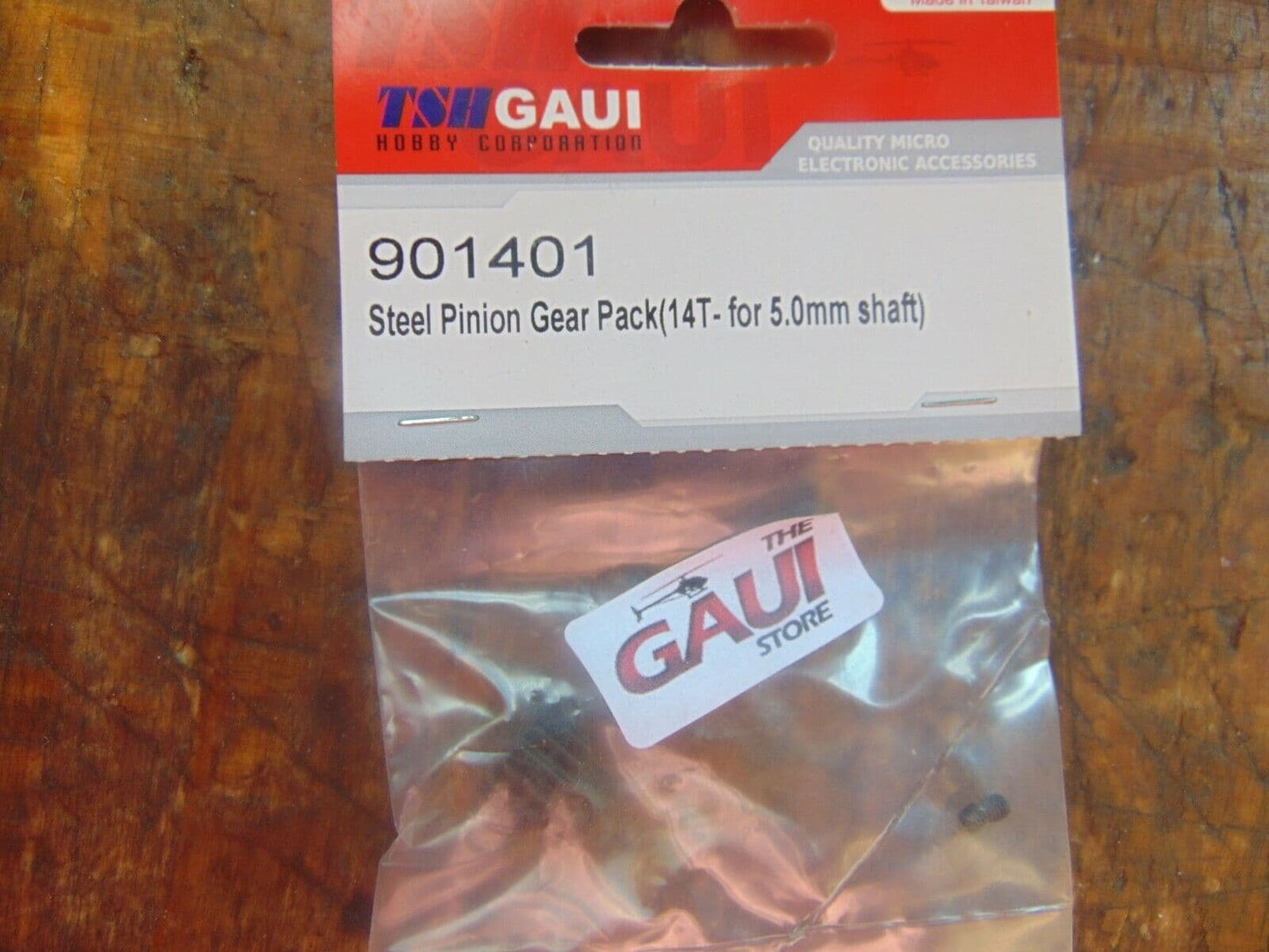 GAUI X5 STEEL MOTOR PINION 14t FOR 5.0mm SHAFT 901401 BNIB