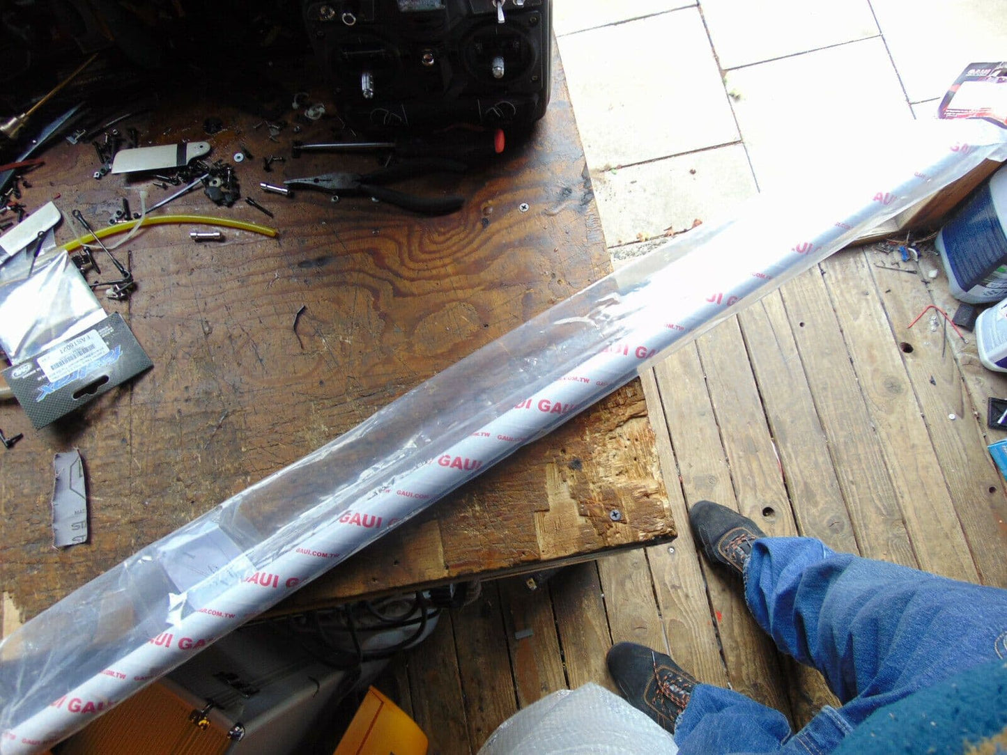 GAUI X7 TAIL TORQUE DRIVE TUBE & BEARINGS 217126 BNIB