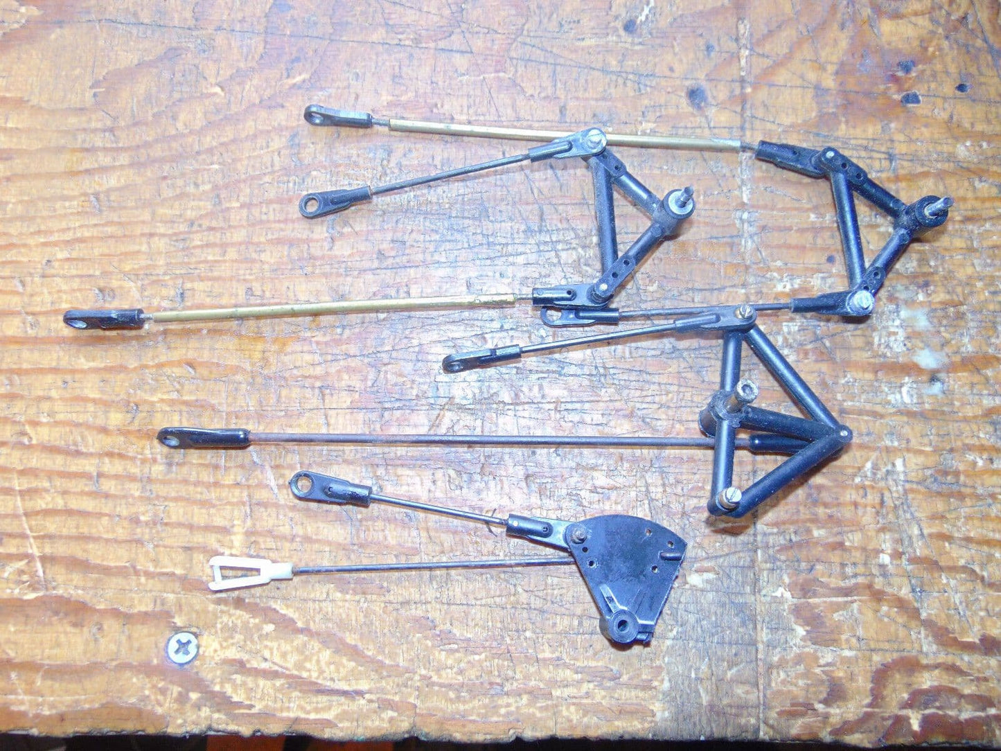 HEIM ELEVATOR, AILERON & THROTTLE CONTROLS C/W LINKAGES FOR SCALE FUSELAGE