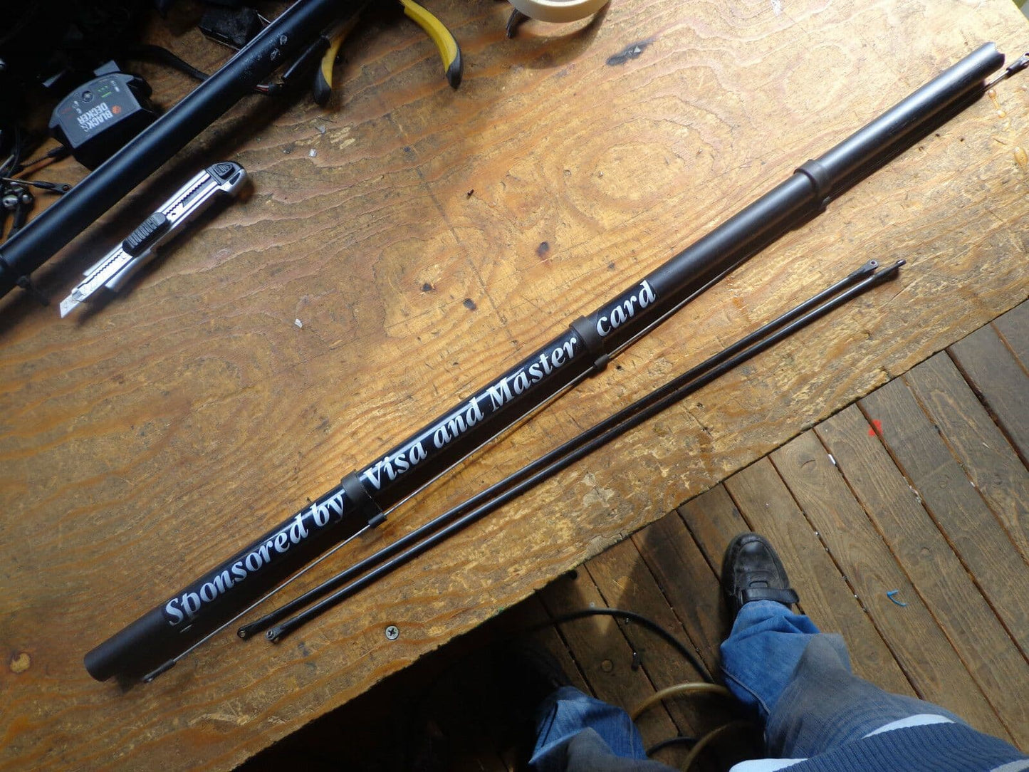 MIKADO LOGO 14 TAIL BOOM C/W PITCH CONTROL ROD & C/FIBRE SUPPORTS