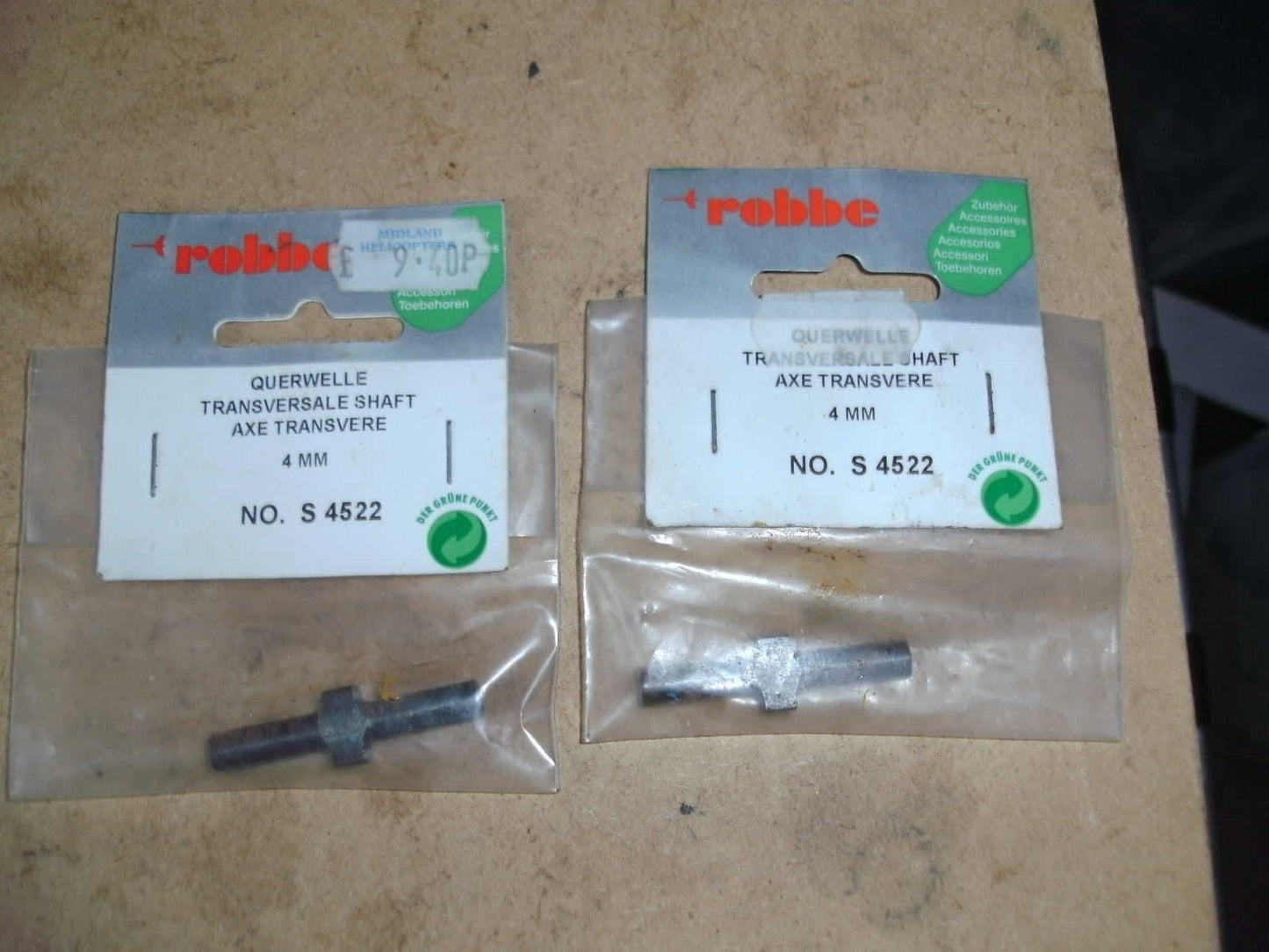 MOSKITO FLYBAR TRANSVERSE SHAFT S-4522 BNIB