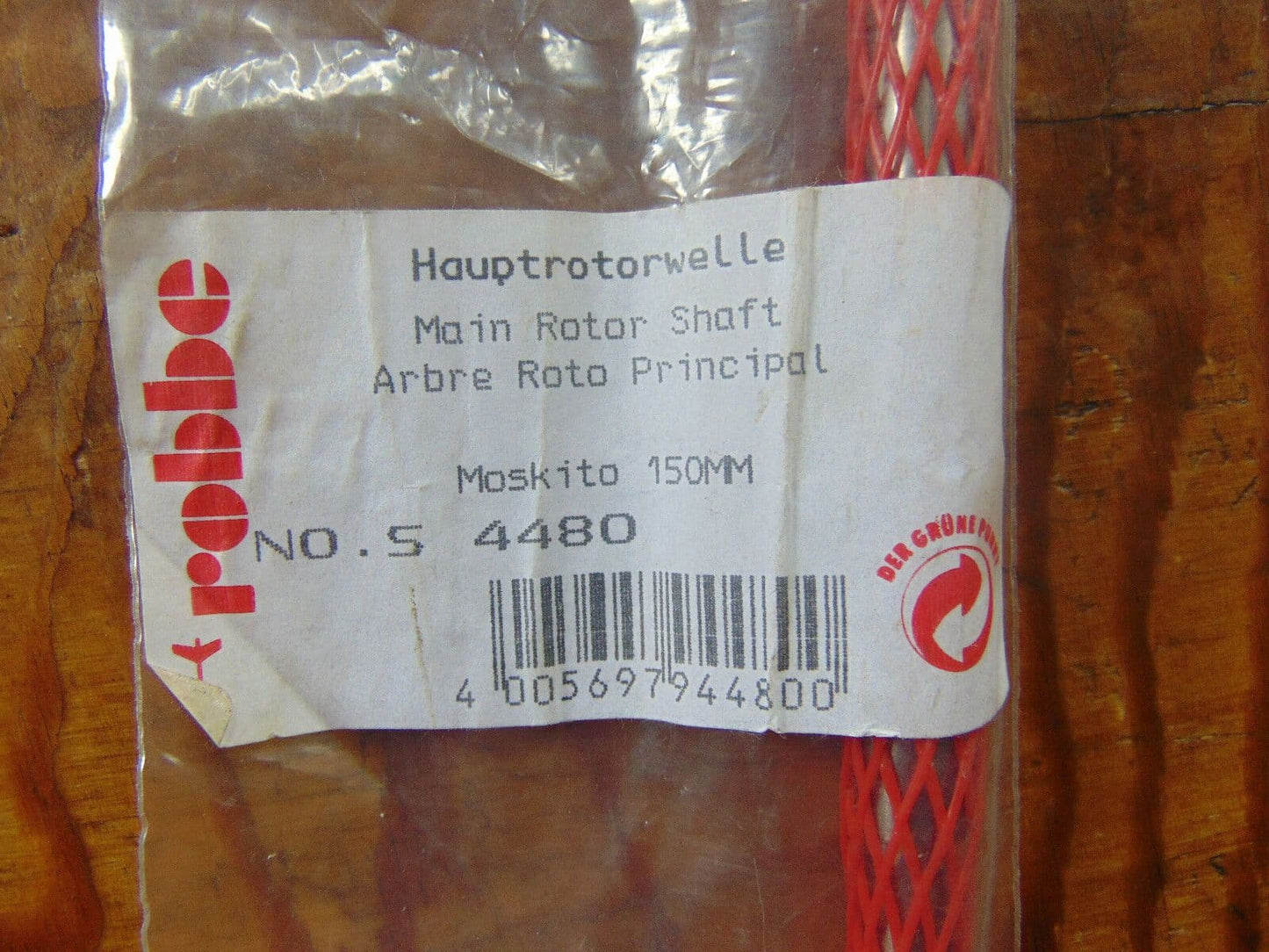 MOSKITO MAIN ROTOR SHAFT 150mm S4480 BNIB