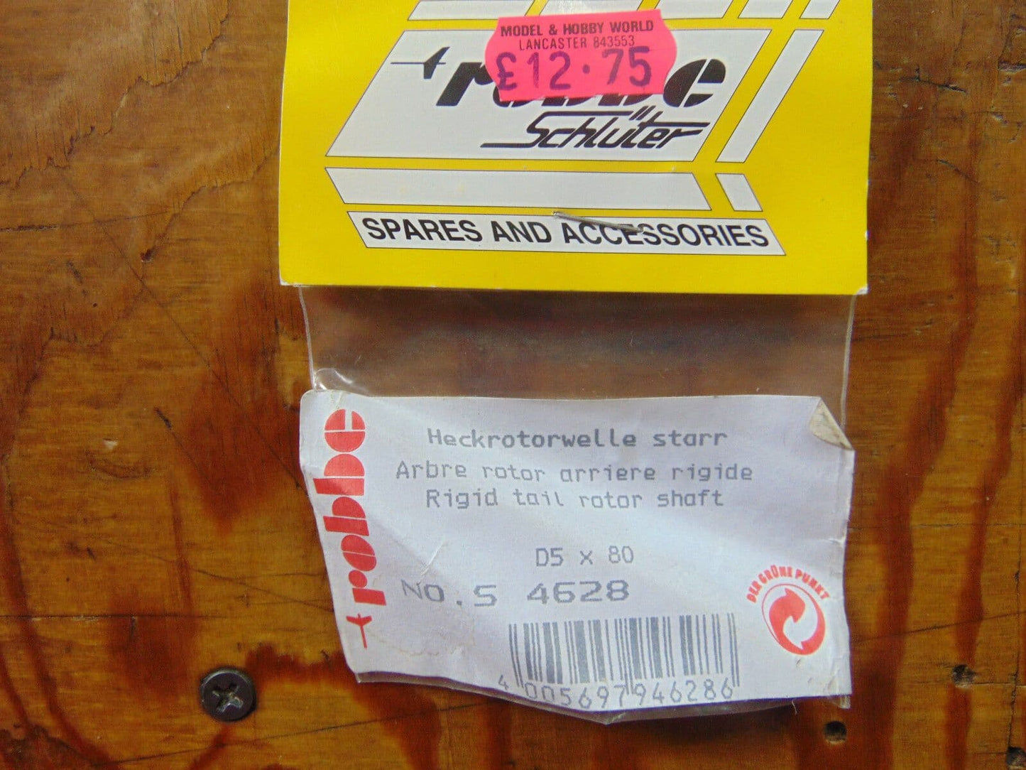 MOSKITO TAIL ROTOR SHAFT S4620 BNIB