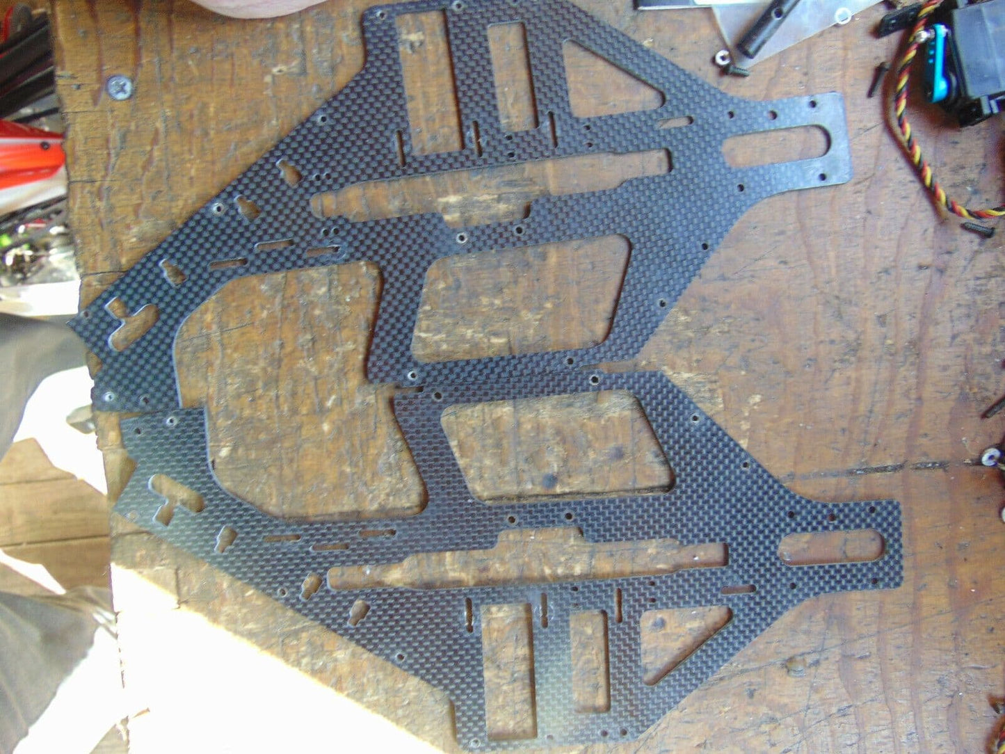 MSH PROTOS CARBON FIBRE MAIN FRAME SIDES