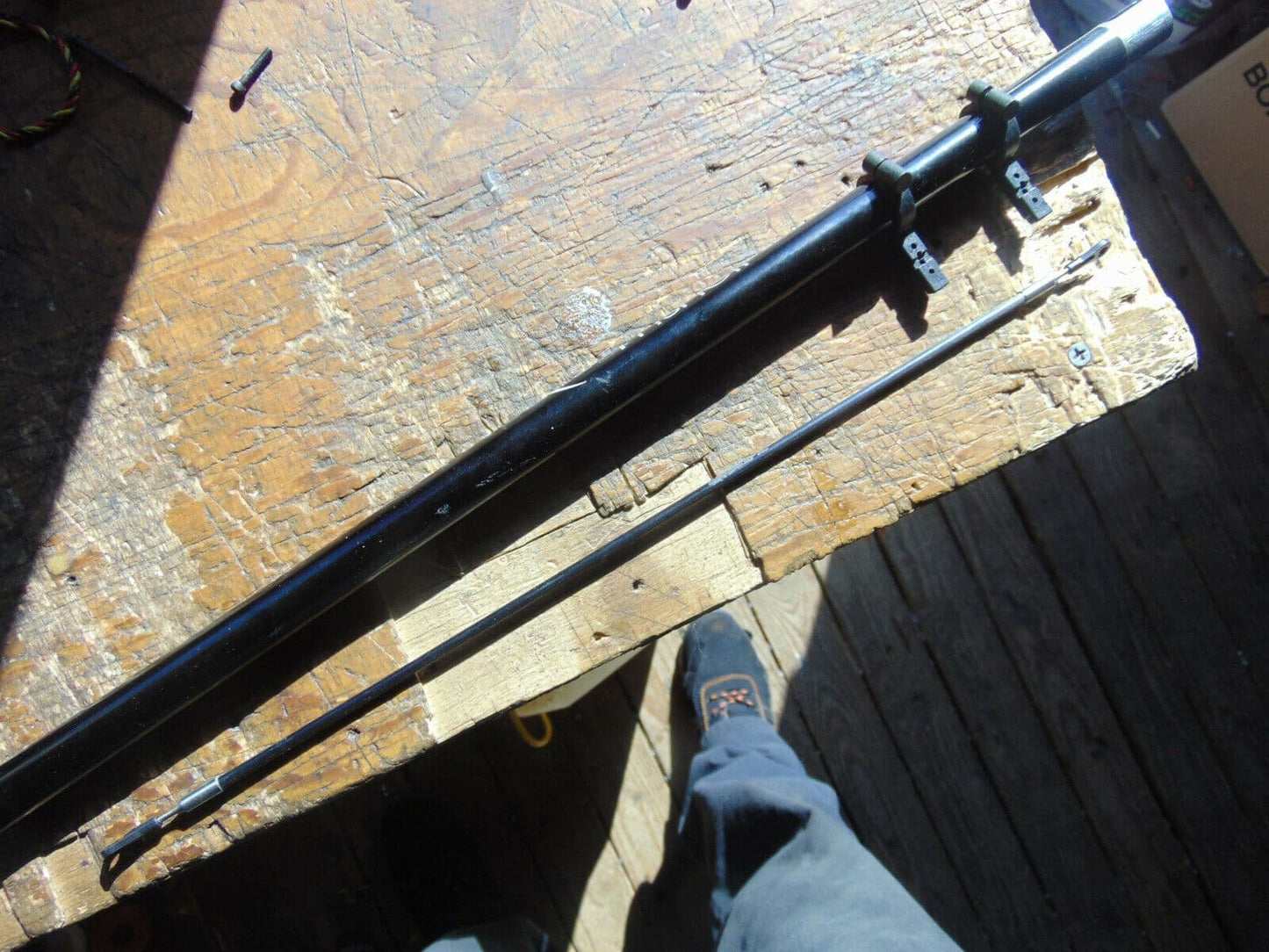 MSH PROTOS TAIL BOOM C/W PITCH ROD & SERVO MOUNTING