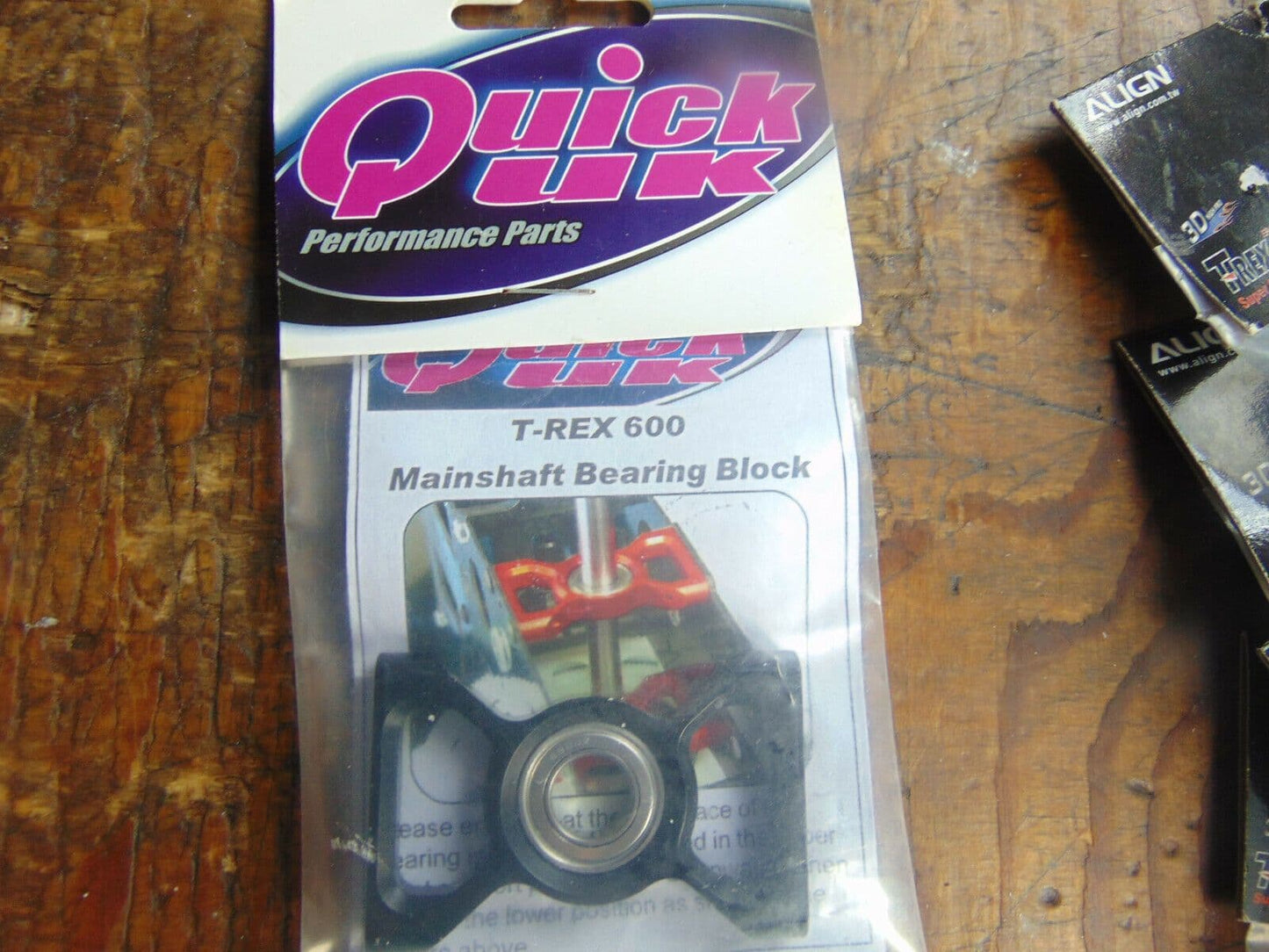 QUICK UK TOP BEARING & MOUNTING FOR TREX 600N 54mm WIDE BNIB