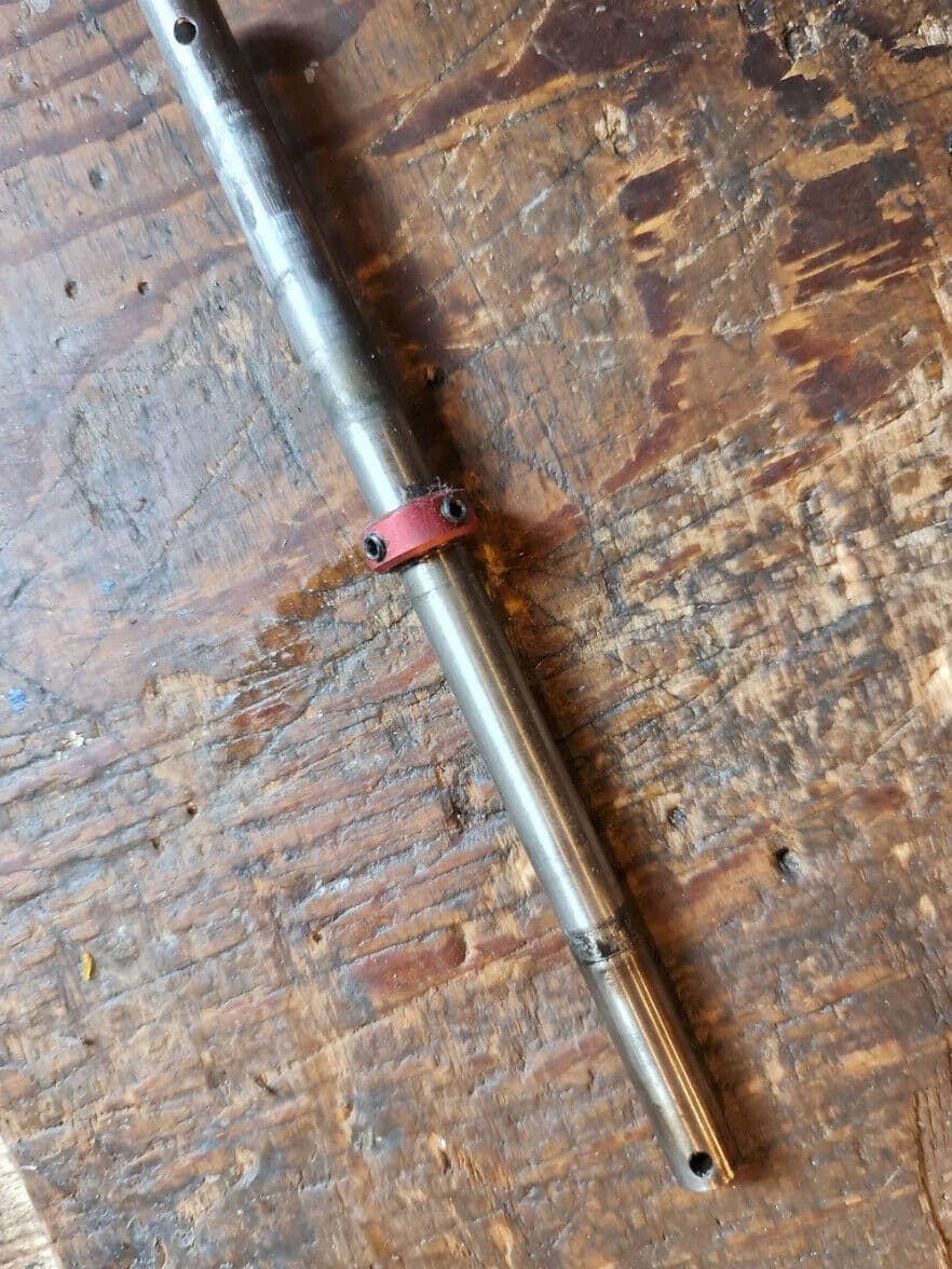 RAPTOR 30 / 50 HARDENED MAIN ROTOR SHAFT C/W COLLET