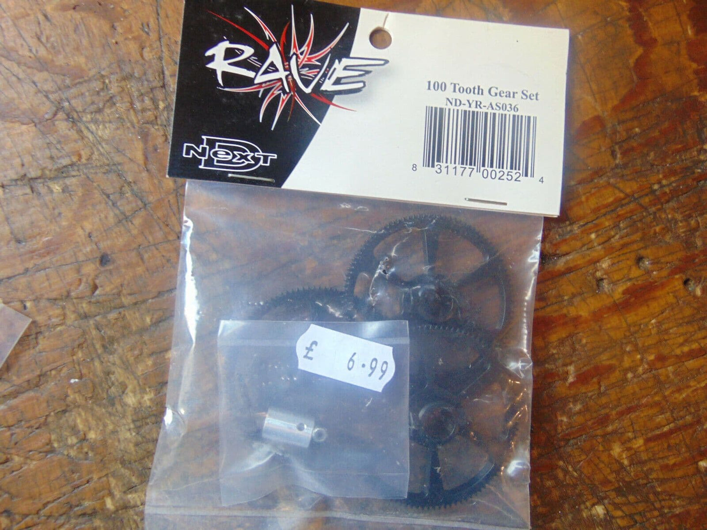 RAVE 450 100 TOOTH GEAR SET ND-YR-AS036 BNIB