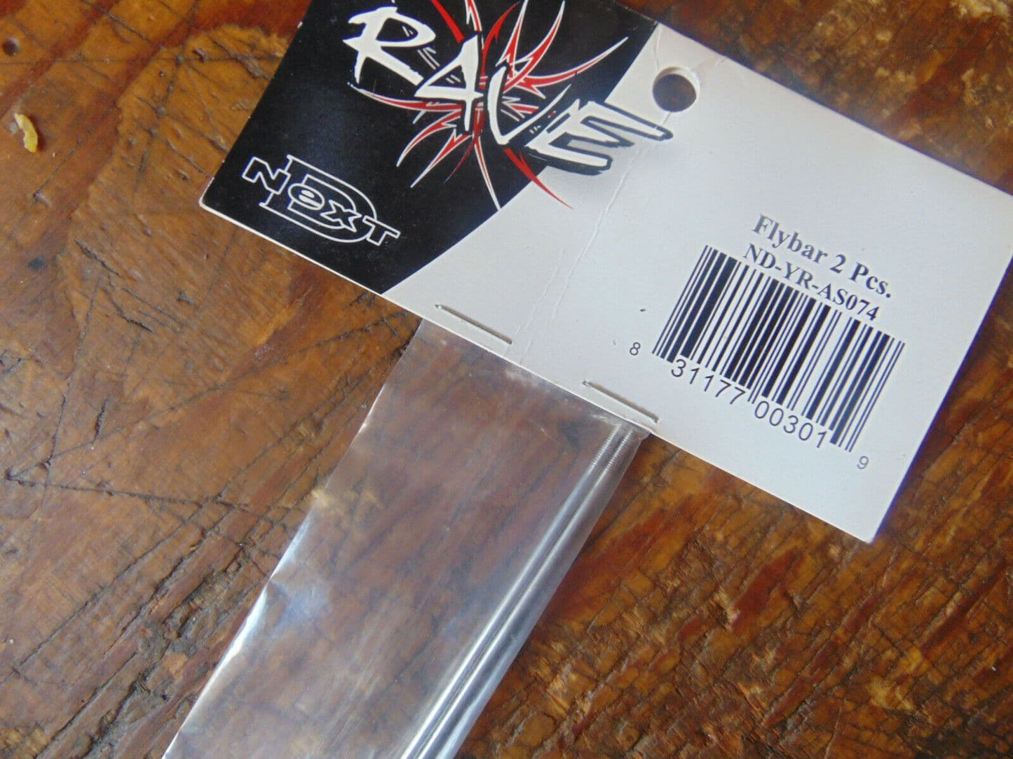 RAVE 450 FLYBARS (2) ND-YR-AS074 BNIB
