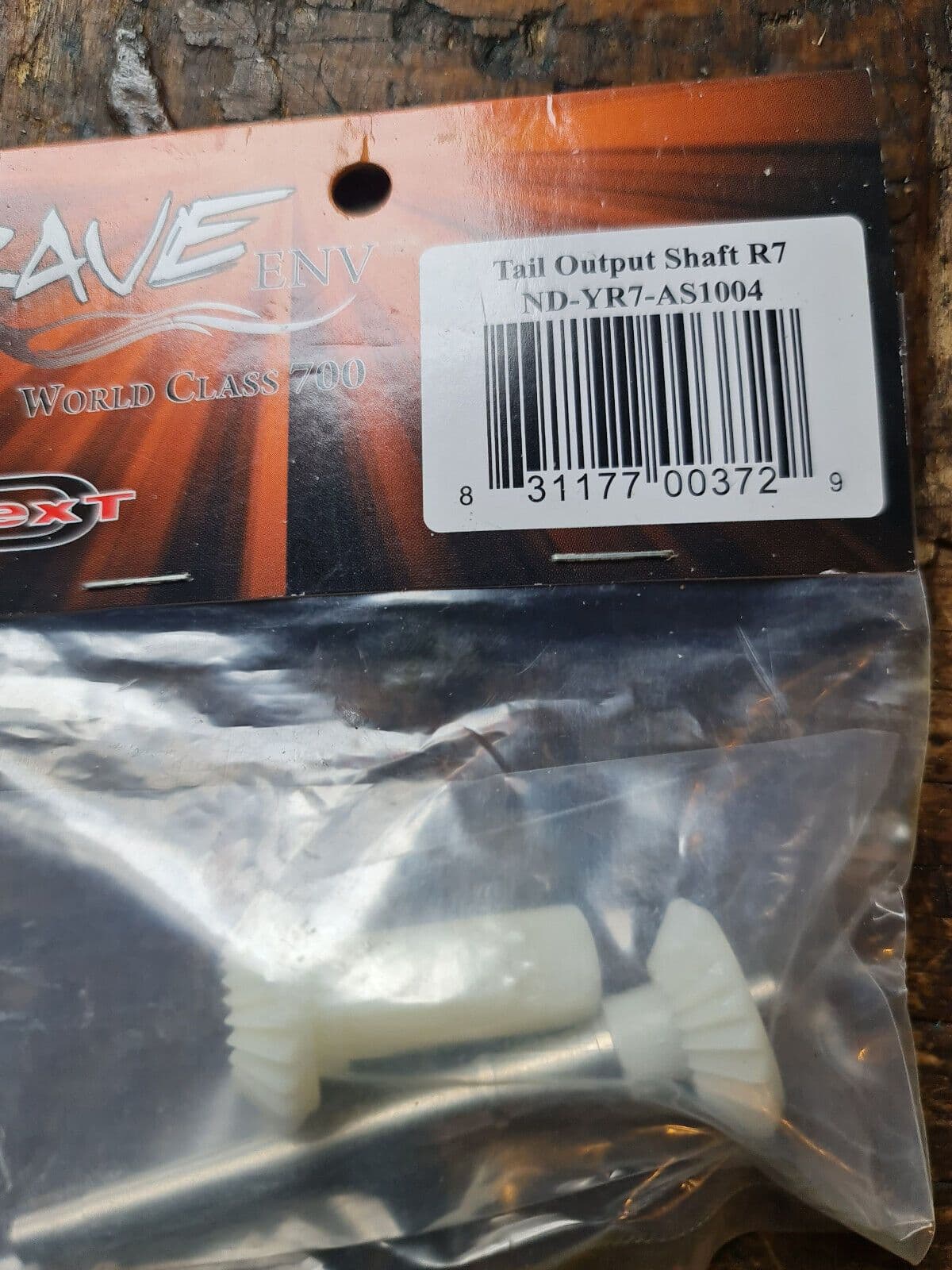 RAVE 90 TAIL OUTPUT SHAFT & BEVEL GEARS ND-YR7-AS1004 BNIB