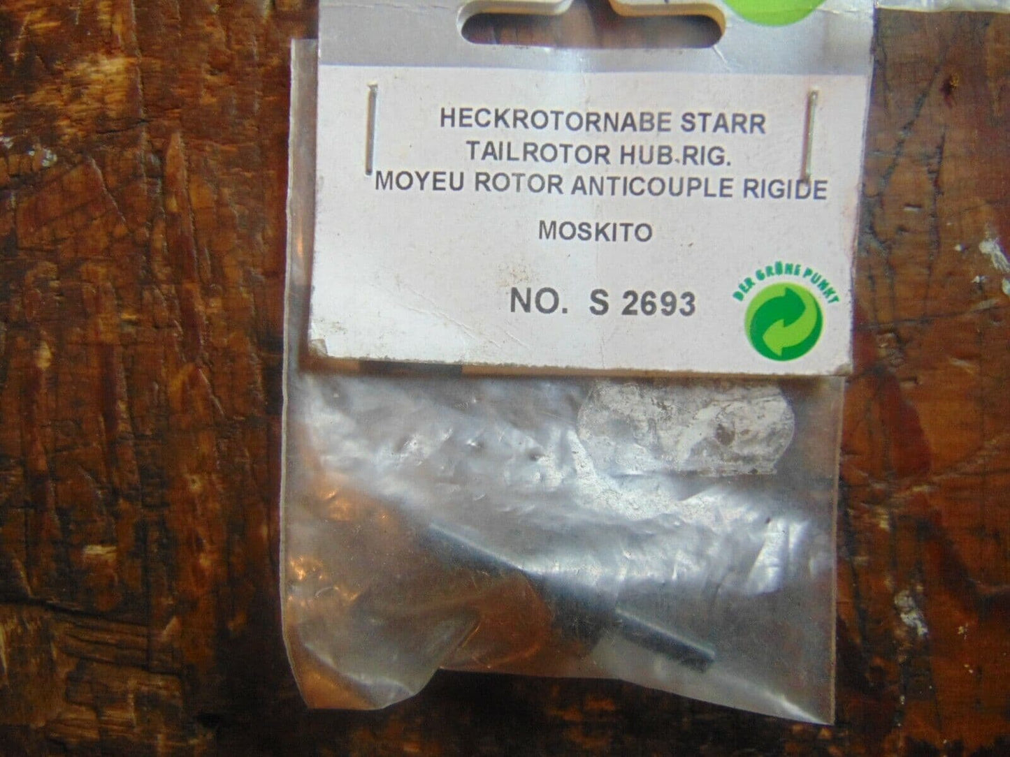 ROBBE MOSKITO TAIL ROTOR HUB RIGID S2693 BNIB