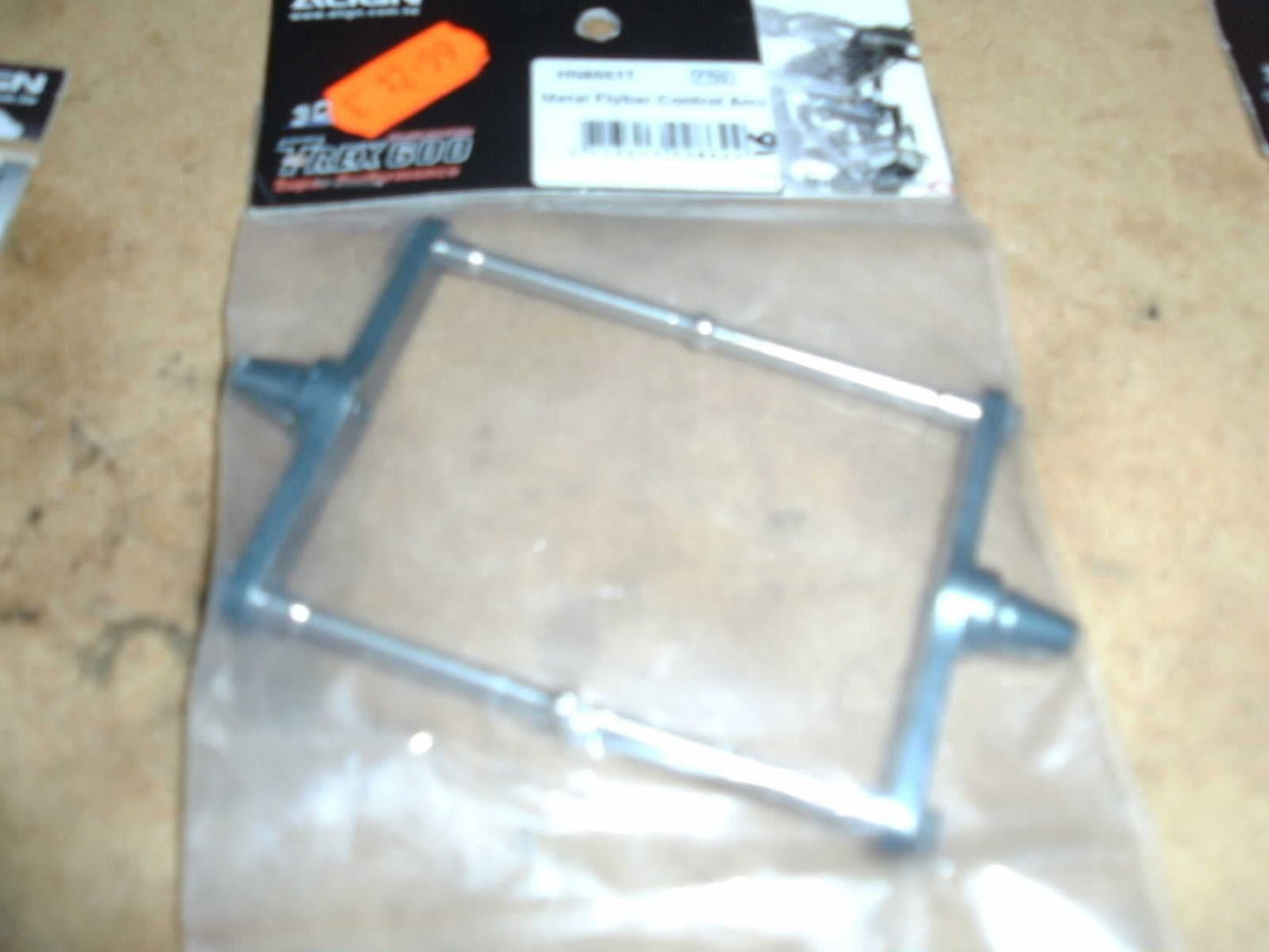TREX 600 METAL FLYBAR CONTROL ARM GREY HN6001T BNIB