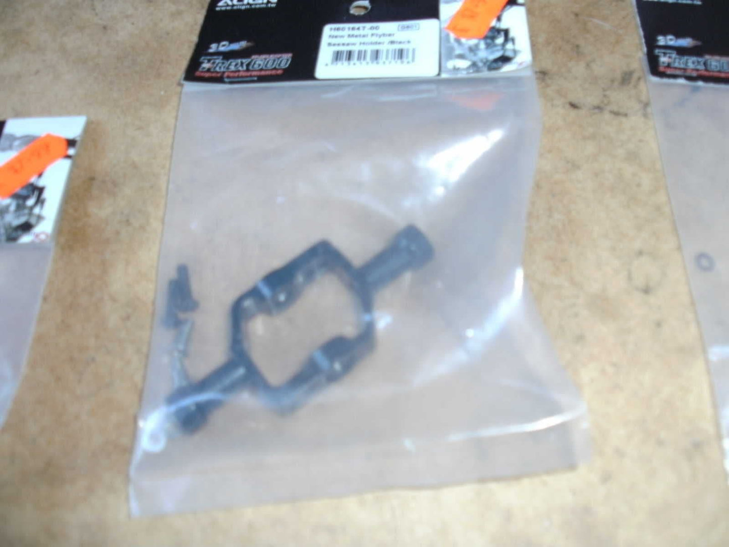 TREX 600 METAL FLYBAR SEESAW BLACK H60093T BNIB