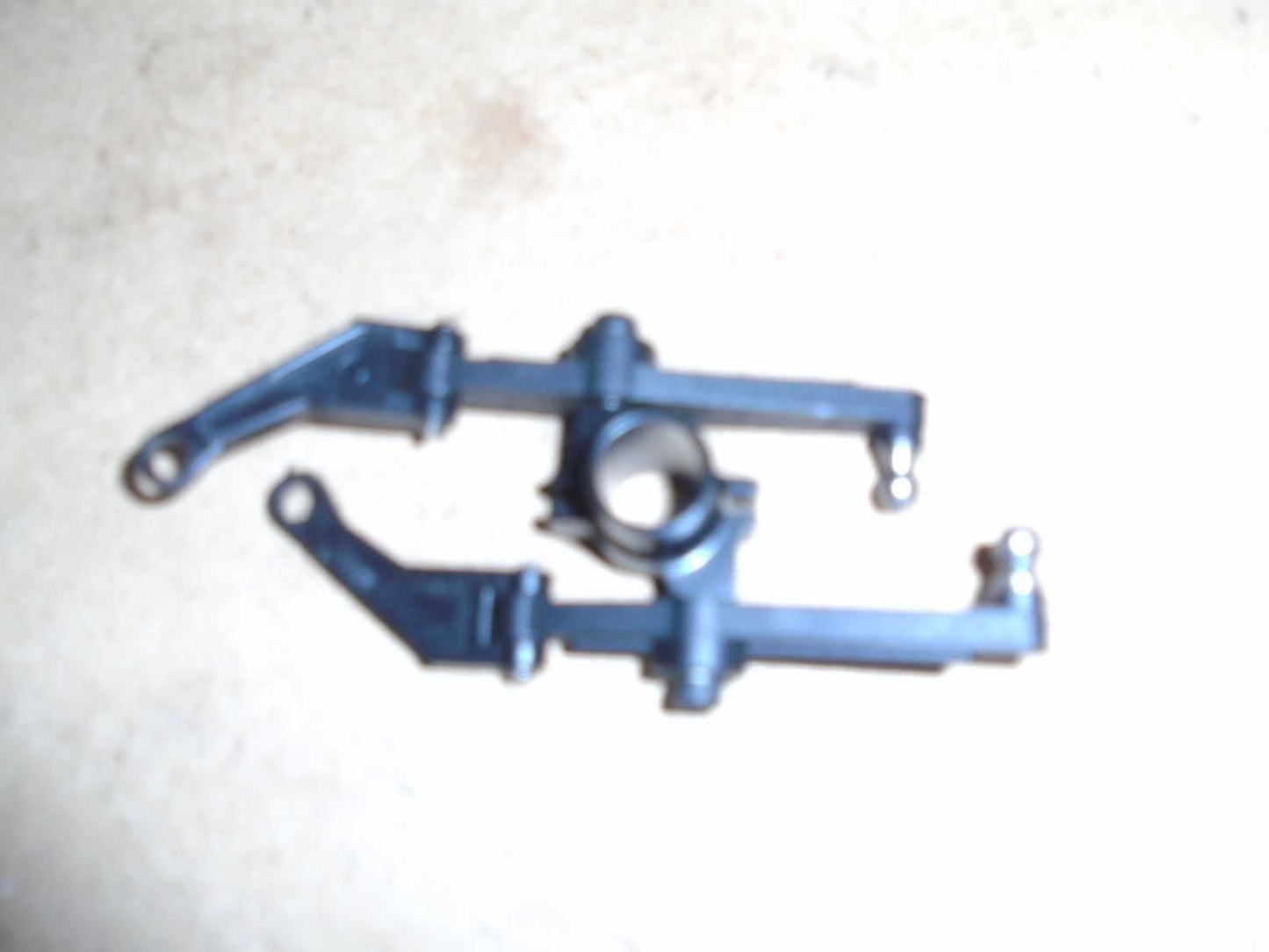 TREX 600 WASHOUT ASSEMBLY BLACK ALLOY METAL BASE