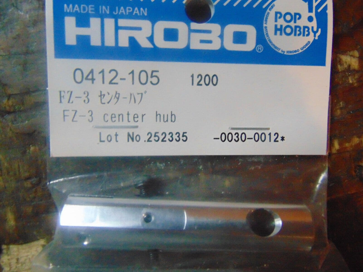 0412-105 HIROBO  SCEADU FZ-3 CENTRE HUB  BNIB