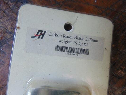 325 mm JH CARBON FIBRE MAIN ROTOR BLADES  BNIB