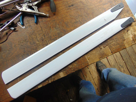 325mm CURTIS YOUNGBLOOD CARBON FIBRE MAIN ROTOR BLADES SUIT TREX 450 ETC