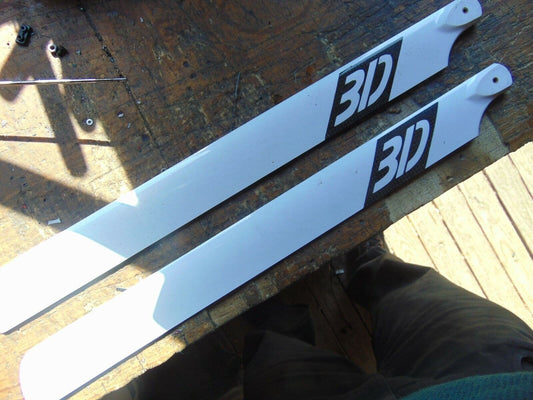 330 mm 3D CARBON FIBRE MAIN ROTOR BLADES