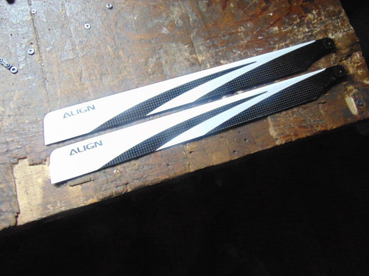 380 mm ALIGN CARBON FIBRE MAIN ROTOR BLADES