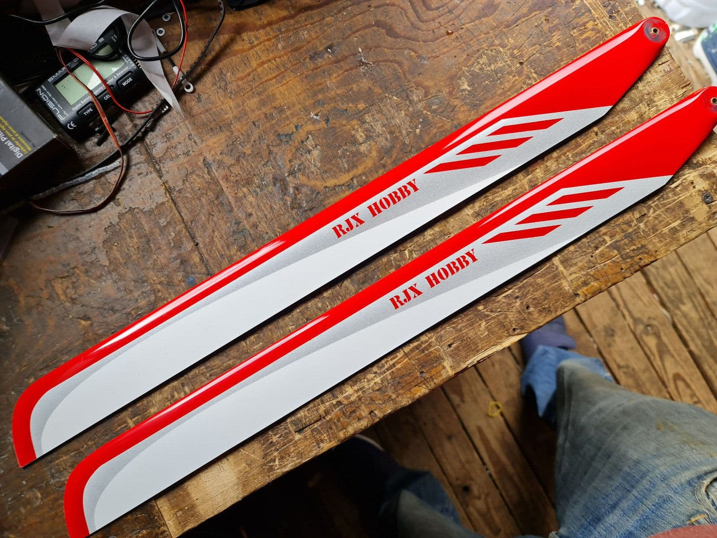 600 mm RJX CARBON FIBRE MAIN ROTOR BLADES 12 mm ROOT 4 mm HOLE