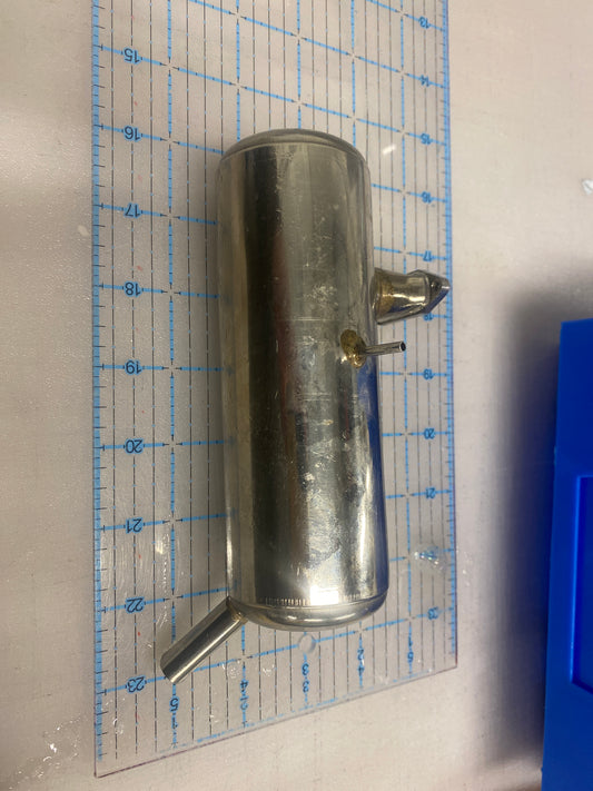 Zimmerman exhaust/muffler 50 size. Left hand fitting.