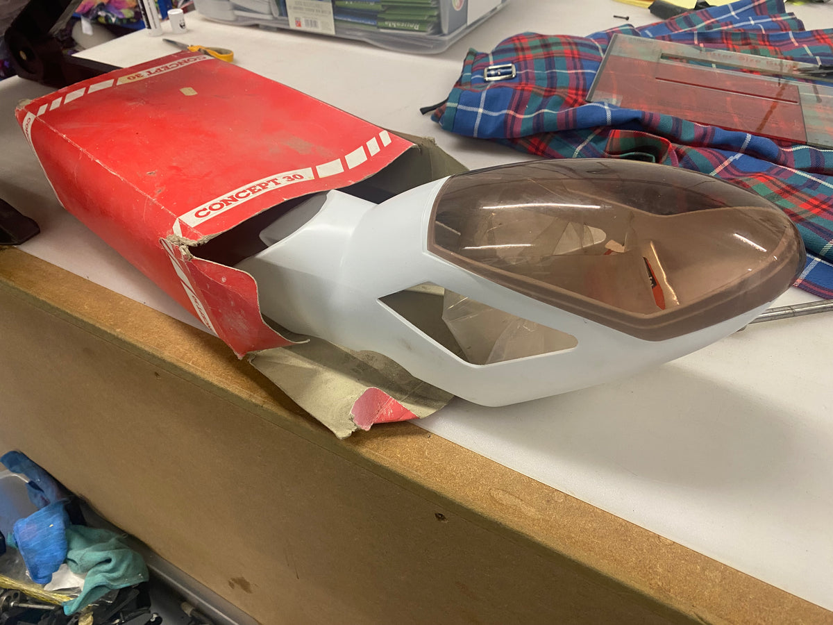 Kyosho concept 30 DX canopy new.