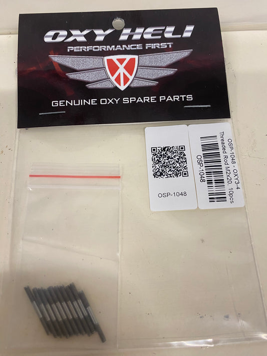Lynx Heli | Oxy |  Threaded Rod M2x20, 10pcs OSP-1048
