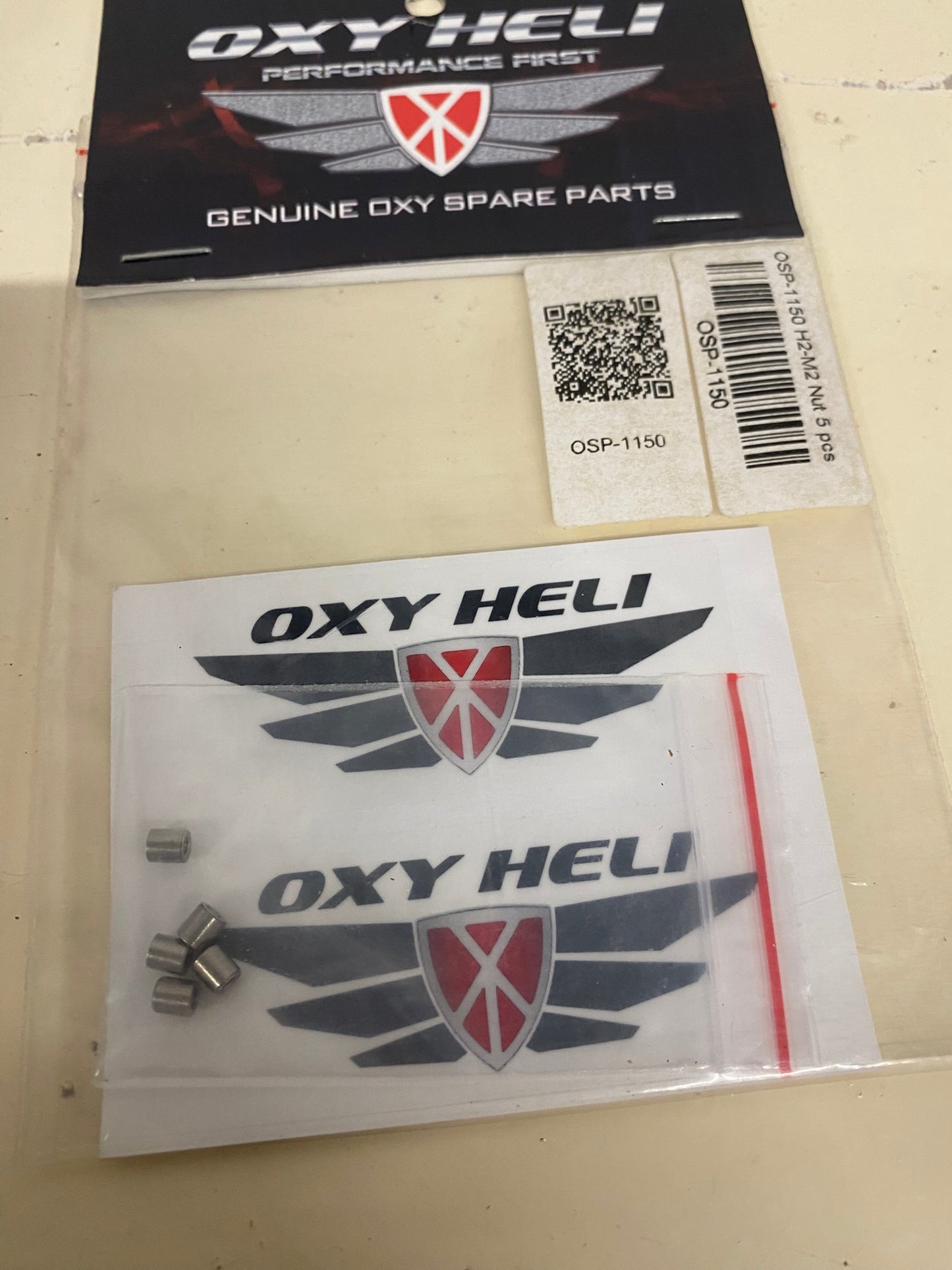 Lynx Heli | Oxy |  OSP-1150 - H2-M2 Nut 5 pcs